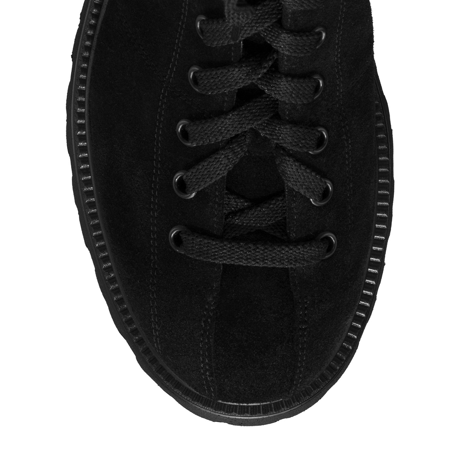 Picture of Women Leather Casual Boots 6303 Crosta Black