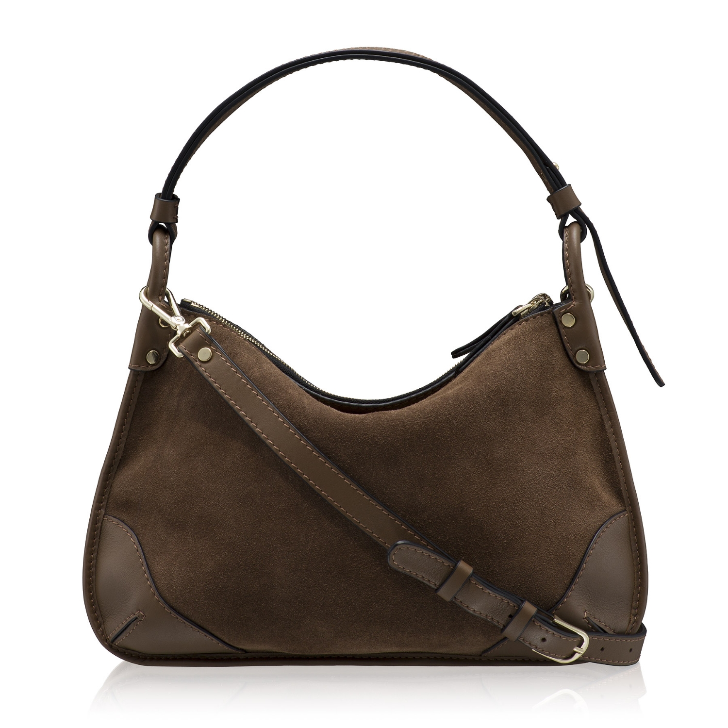 Picture of Women's shoulder bag CLARE 02 CROSTA+VIT COFFEE
