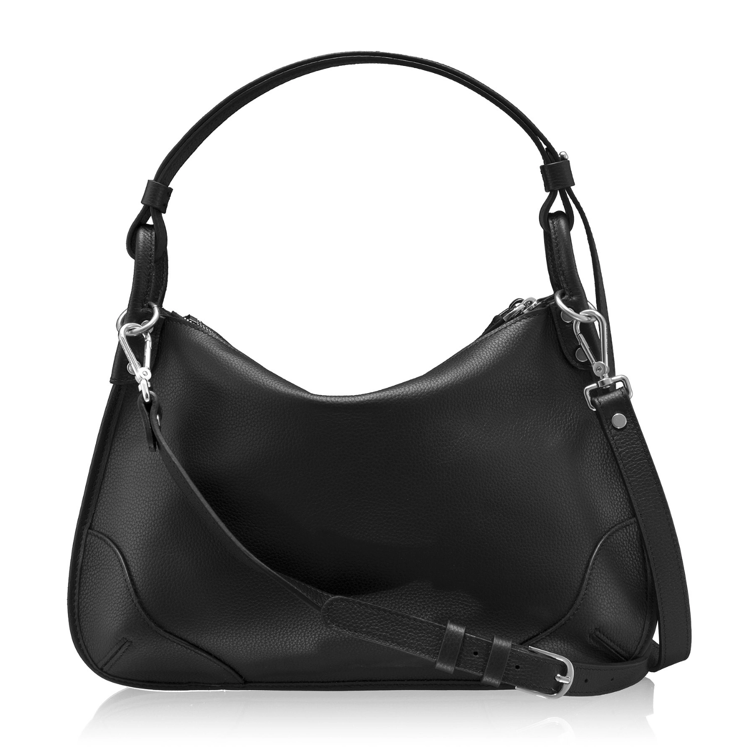Picture of Women's shoulder bag CLARE 02 BOTTALATO BLACK