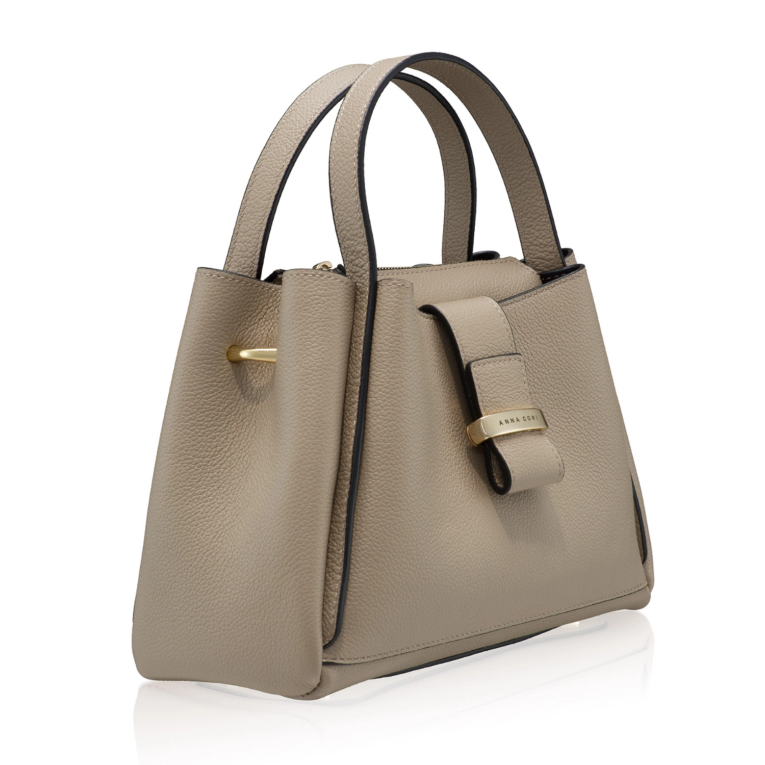 Picture of Women Leather Handbag DIONA 01 BOTTALATO BLACK