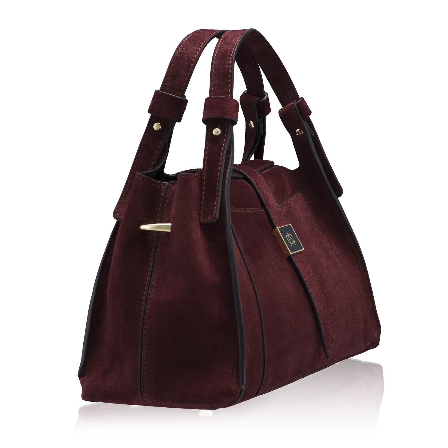 Picture of Women Leather Handbag BLUMA 01 CROSTA BORDO