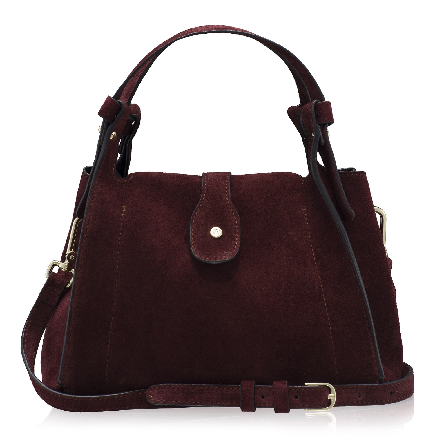 Picture of Women Leather Handbag BLUMA 01 CROSTA BORDO