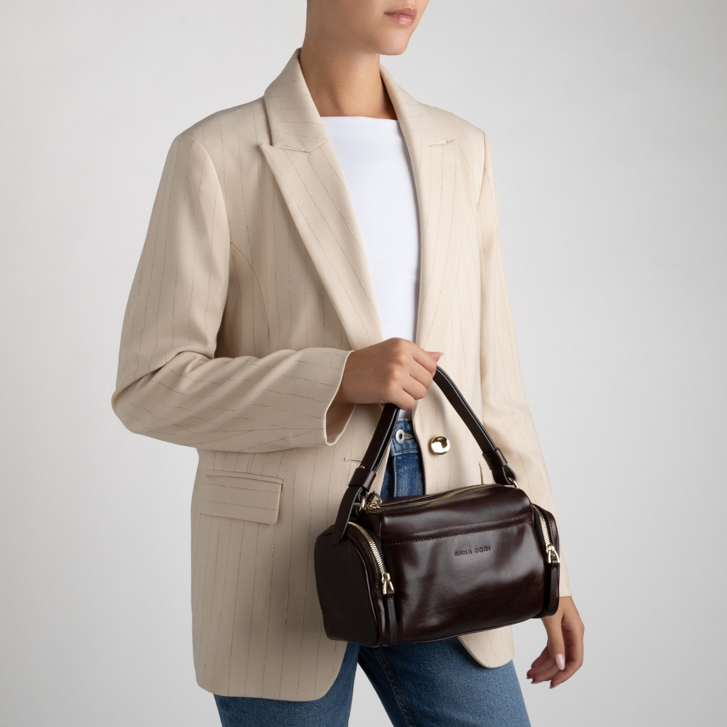 Picture of Handbag BERRY 01 VITELLO MARO