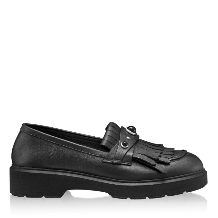 Picture of Women Casual Loafers 8542 Vitello Black